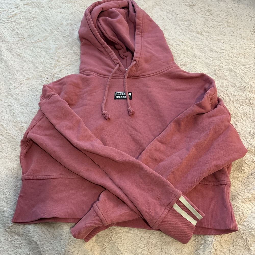 Adidas Women's Mauve Hoodie